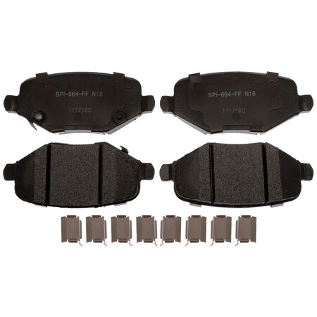 Raybestos Chrysler Town & Counrty 14-16 Brake Pad Set, Mgd1719Ch MGD1719CH